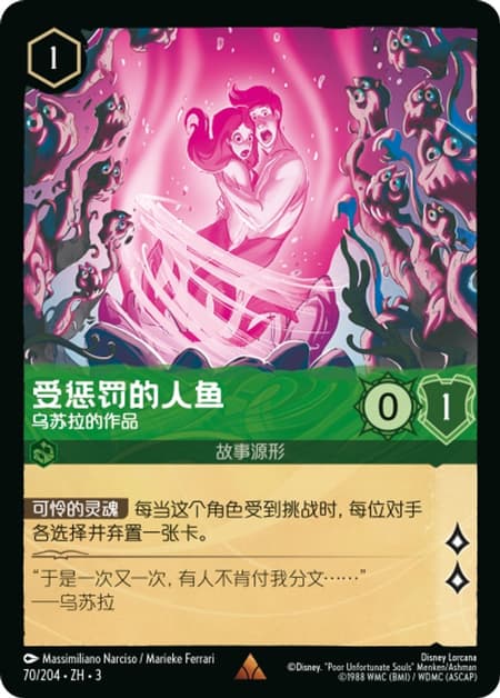 呪われた人魚 - アースラの被害者